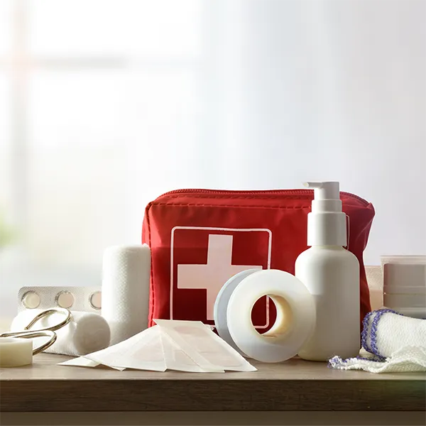 First aid supplies.